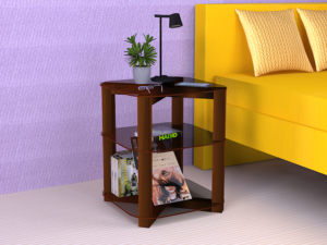 Glass Bedside Table: What does it look like having one?